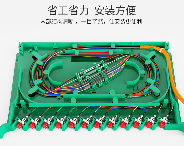 上海客户联系胜为进行48口机架式光纤配线架批发