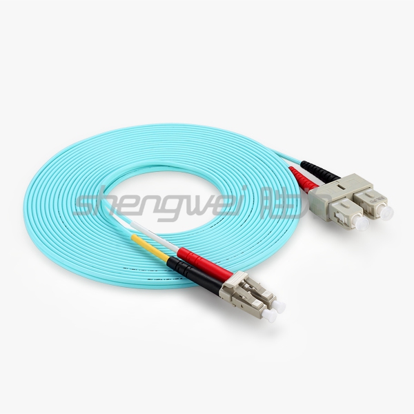 电信级 LC/UPC-SC/UPC多模双芯光纤跳线 5米