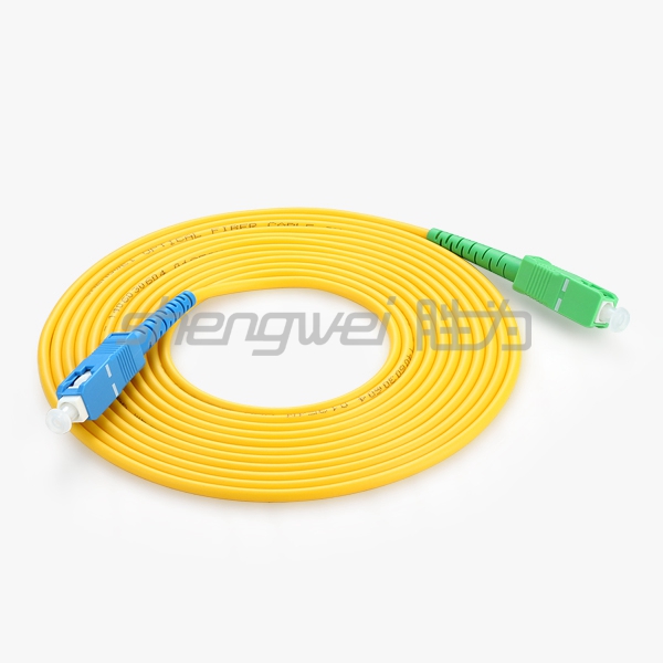 电信级 SC(APC)-SC(UPC)单模单芯光纤跳线 5米