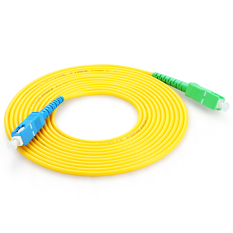胜为（shengwei） FSAU-1050 工程电信级光纤跳线 SC(APC)-SC(UPC)单模单芯 5米 收发器尾纤 网络光纤线