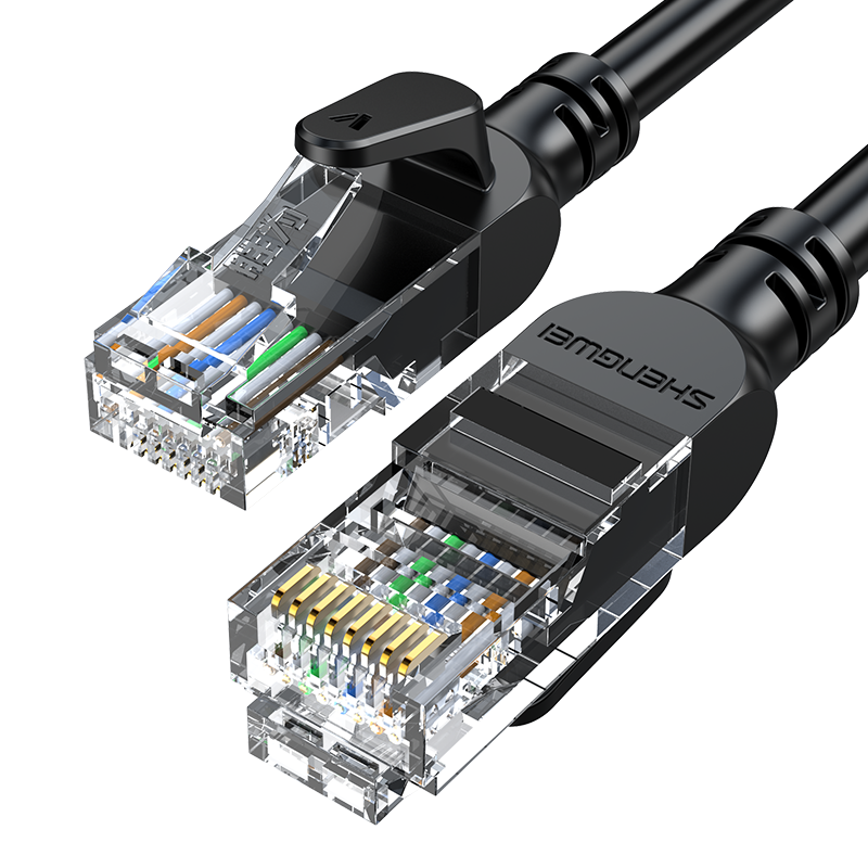 WLC1015G 超五类网线 百兆阻燃网络连接线 Cat5e超5类成品跳线 电脑宽带连接线 1.5米