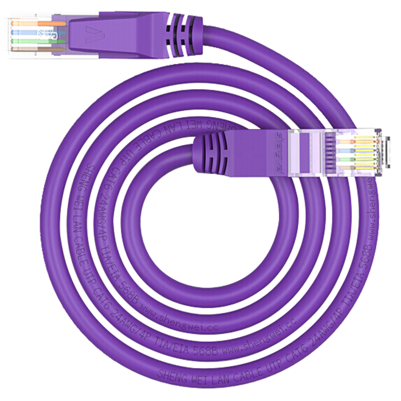 LC-6系列 六类网线 纯铜千兆8芯双绞网络跳线 高速成品网络连接线 千兆网线