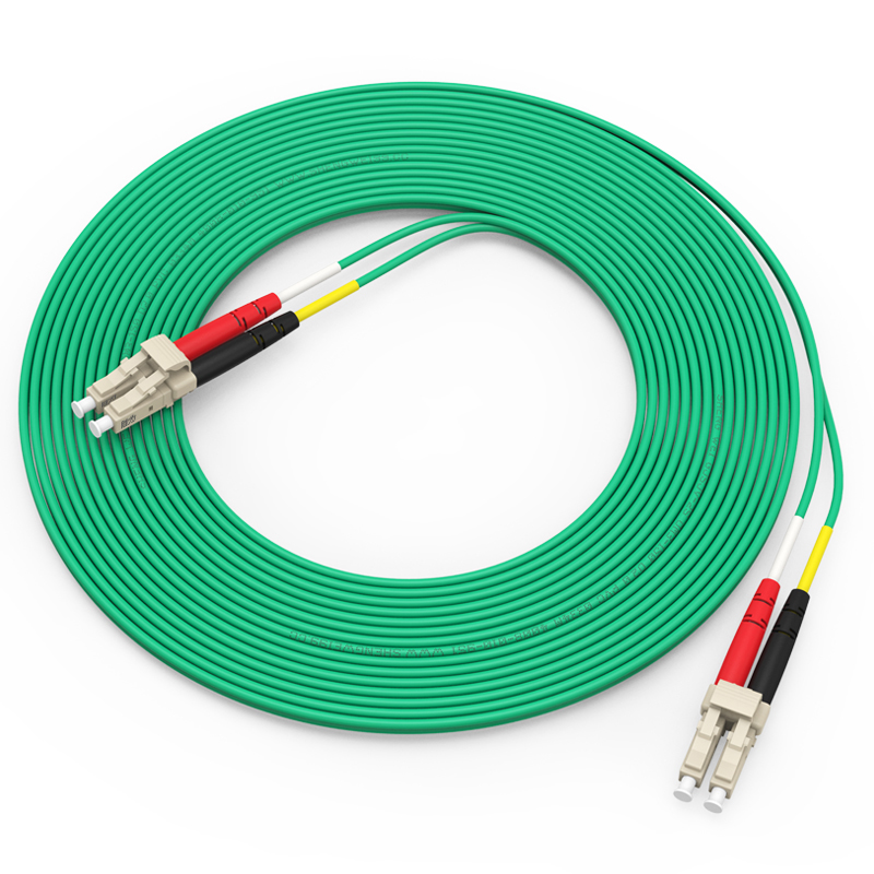 电信级万兆铠装光纤跳线 LC-LC网线多模双芯3米 OM3室内抗拉尾纤缆 FOCK-1030
