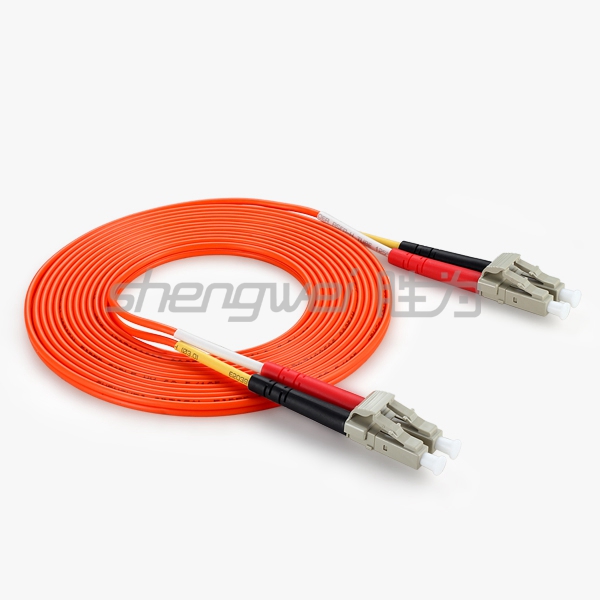 电信级 LC(UPC)-LC(UPC)多模双芯光纤跳线 3米