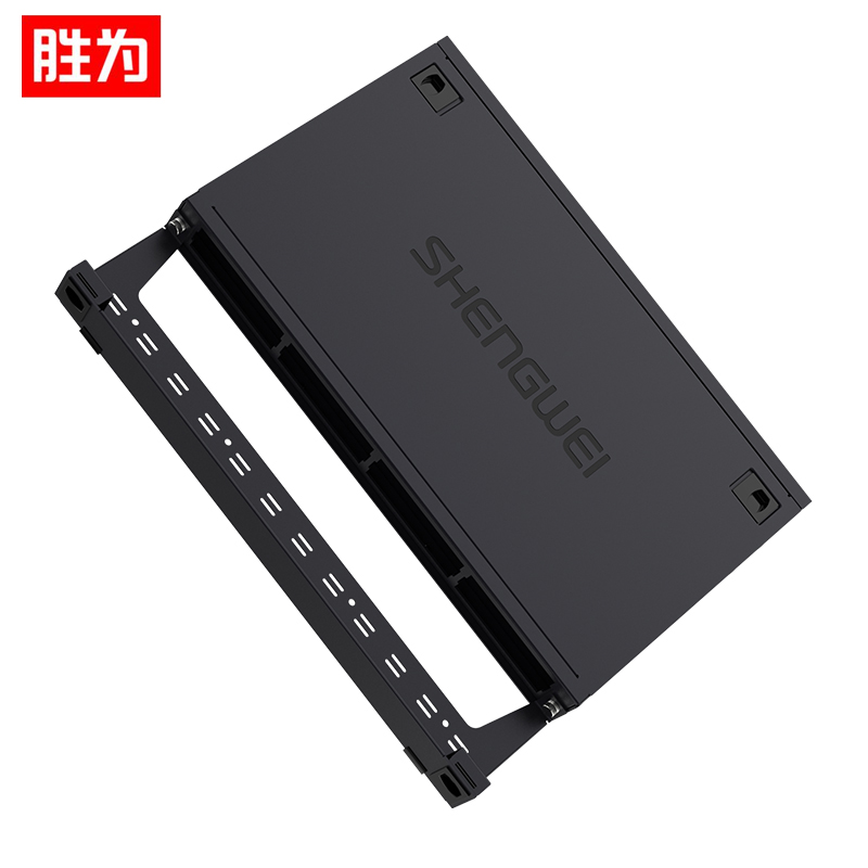 胜为（shengwei） MDF-101U  MPO光纤配线箱 高密度1U单模多模配线架 模块化光纤终端盒续接盘熔接/预端接分线箱