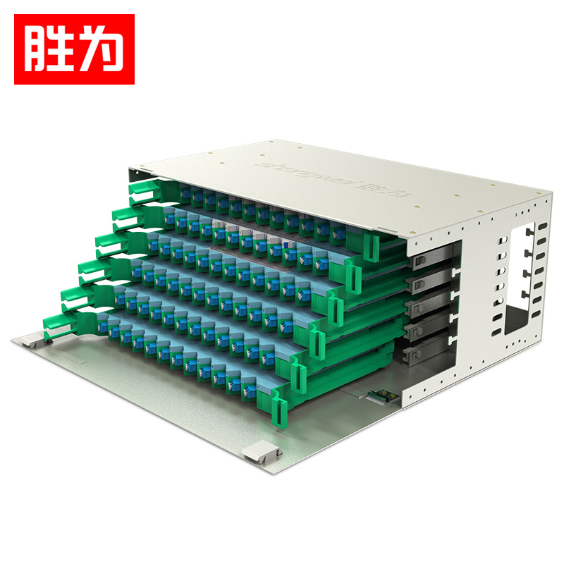 胜为 ODF-1144L-S  144芯ODF光纤配线架LC单模满配 标准19英寸机架式1.2mm冷轧板