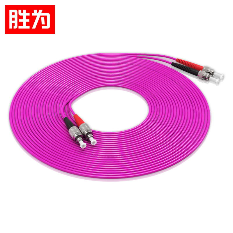 胜为FTFO-2030工程电信级万兆光纤跳线 FC-ST多模双芯OM4收发器尾纤光纤线
